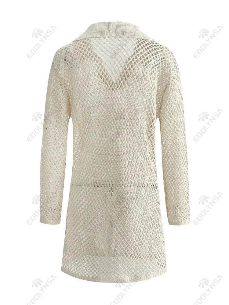 Lazy Day Long Sleeve Swimsuit Cover Up