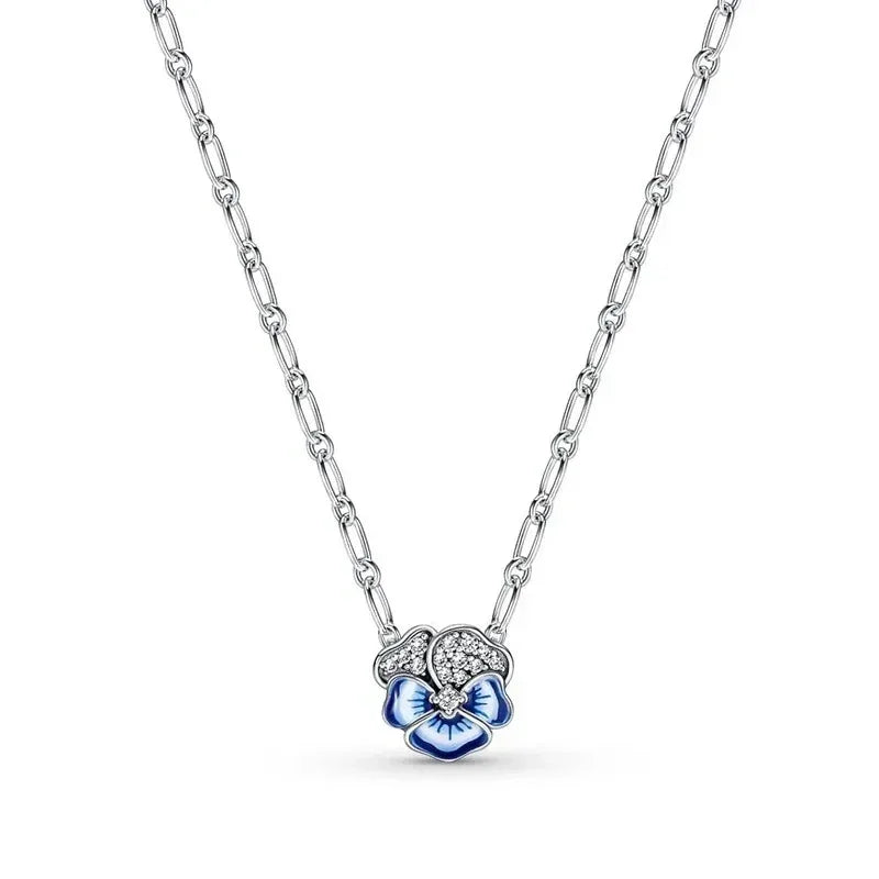 Friendship 925 Sterling Silver Zircon Necklace