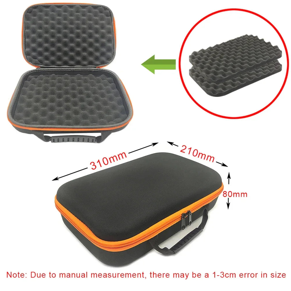 8 Slot Watch Storage Box Shockproof Watch Carry Case Organizer Protective Canvas EVA Hard Shell Zipper Watch Storage Case