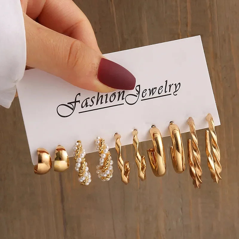 Vintage Dangle Earrings Set