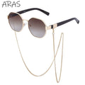 Boho Octagon Sunglasses With Chain
