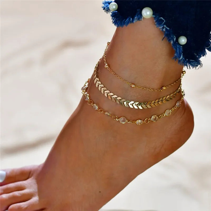 Boho Charm Anklet Chain