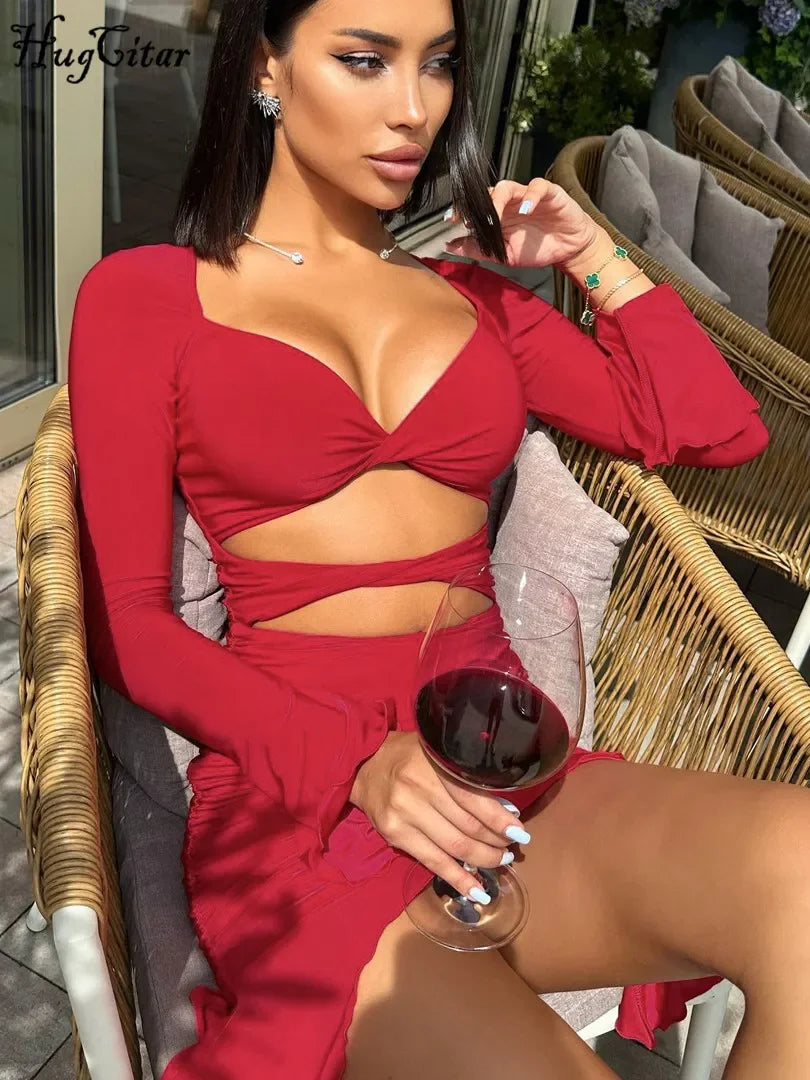 Rita Ruched Mini Dress