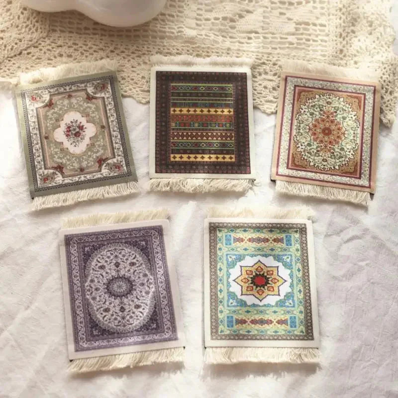 LUXHOME Persian Tassel Coasters
