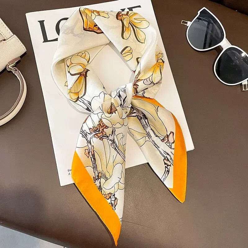 Saturday Afternoon Silk Square Scarf
