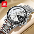Chronograph Waterproof Stainless Steel Watch