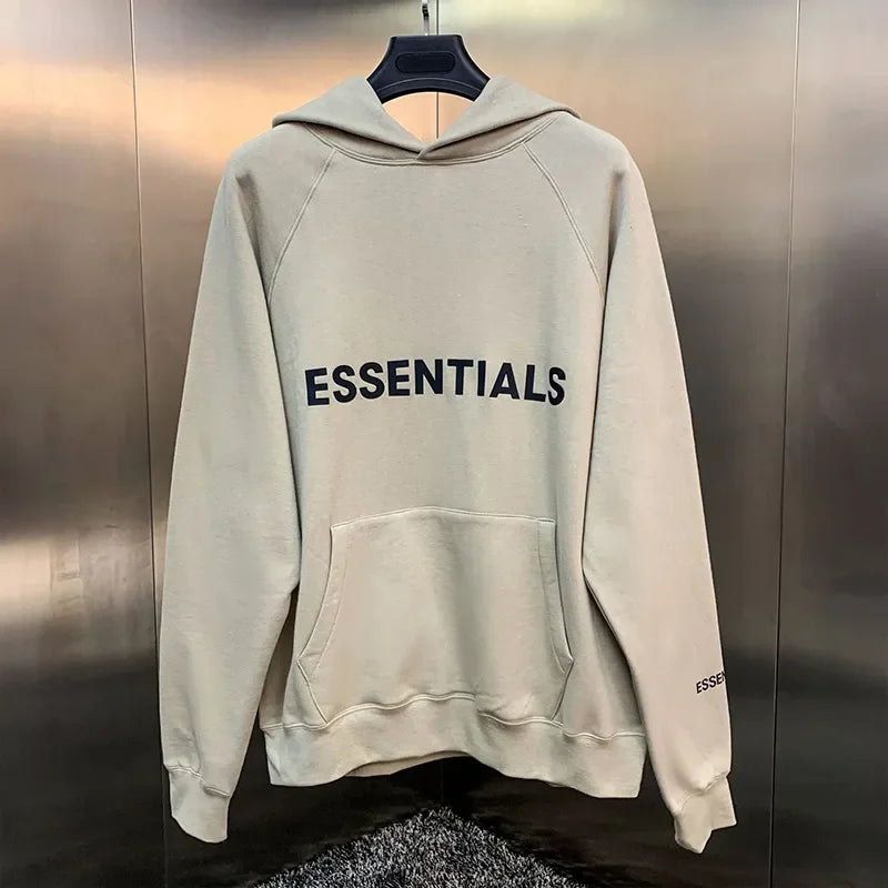 ESSENTIALS Fleece Oversized Hoodie Pullover