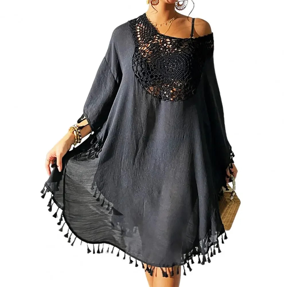 Nadia Fringed Bikini Cover Up