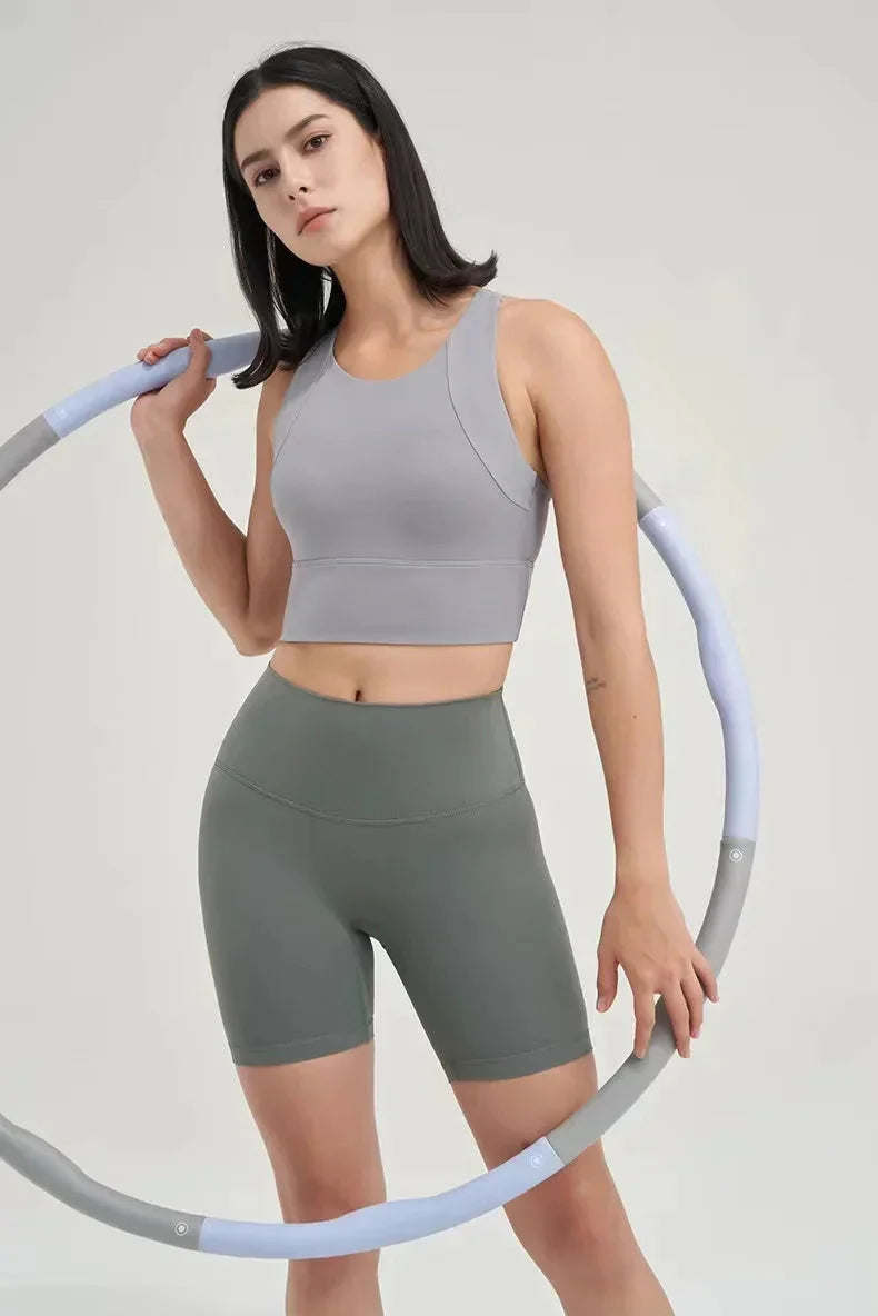 Women Butt Lifting sport short Seamles High Waist Yoga Shorts Breathable Soft Elastic slim shorts woman push up yoga legging