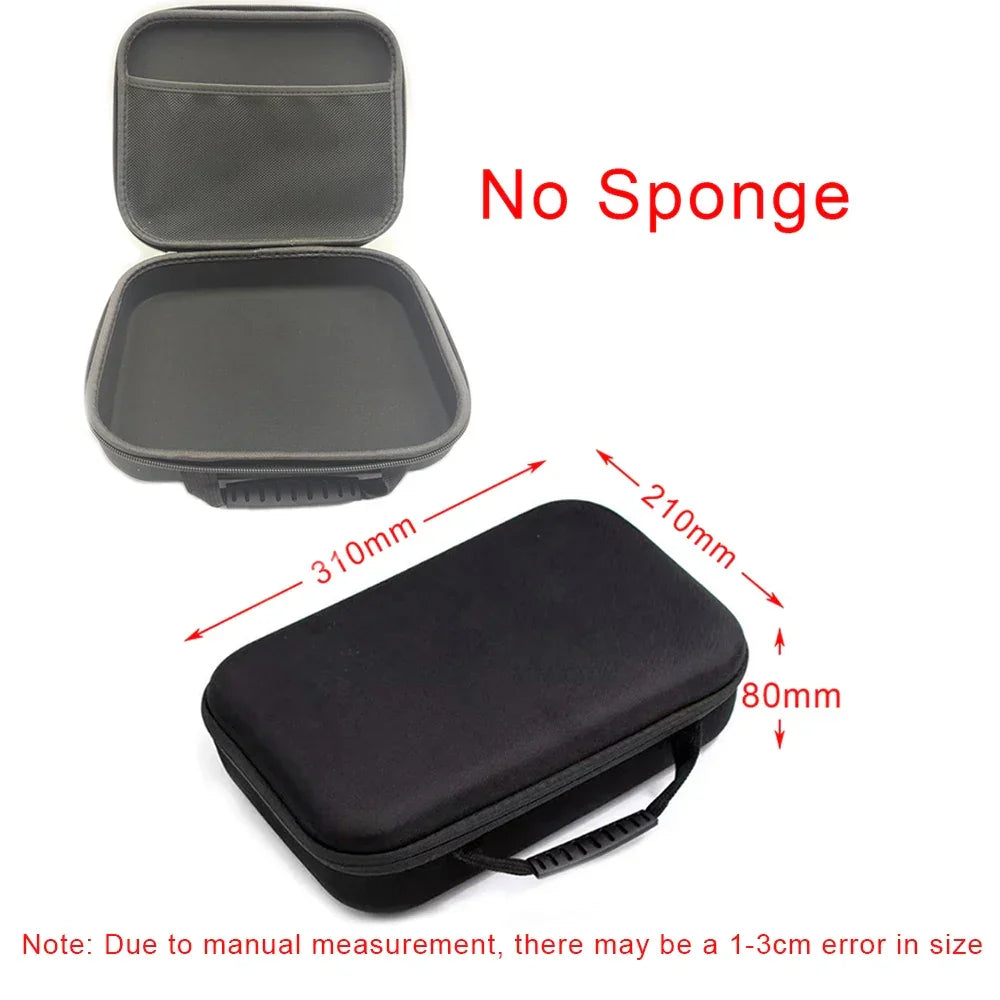 8 Slot Watch Storage Box Shockproof Watch Carry Case Organizer Protective Canvas EVA Hard Shell Zipper Watch Storage Case