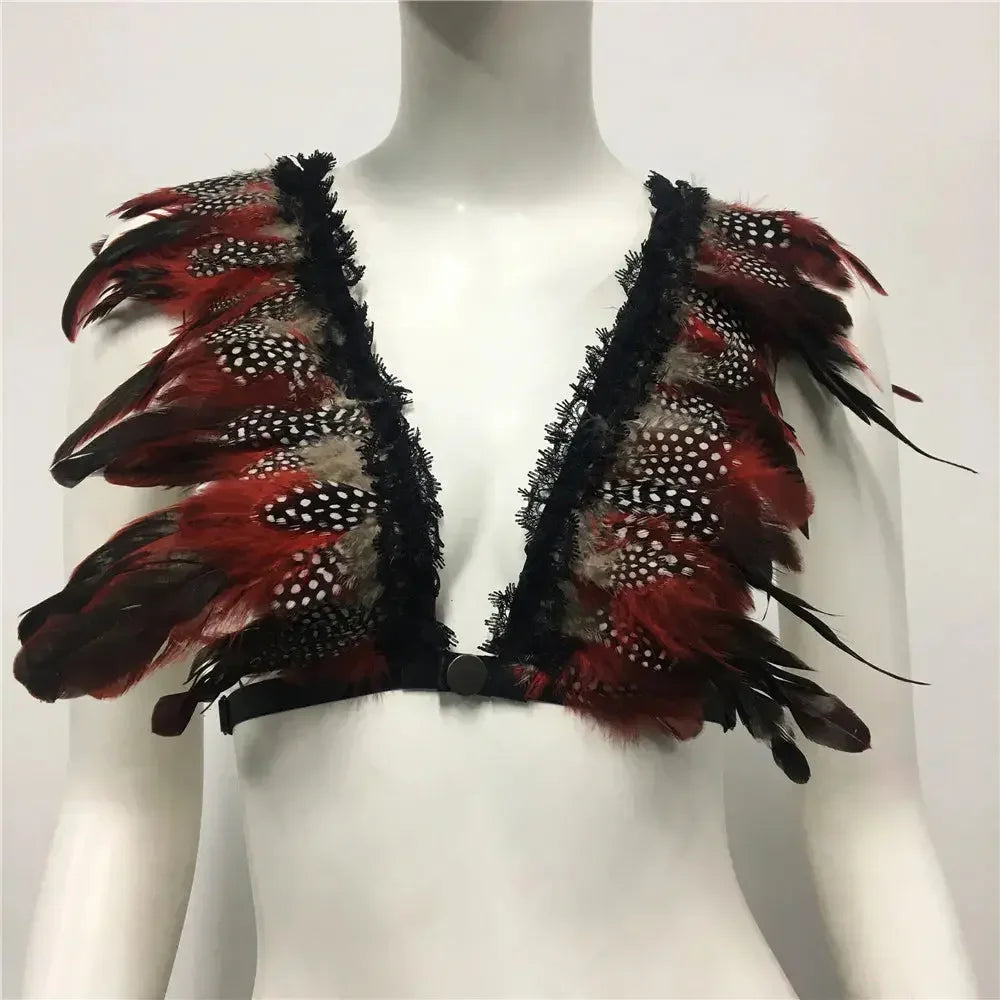 Music Festival LUX Feather Top