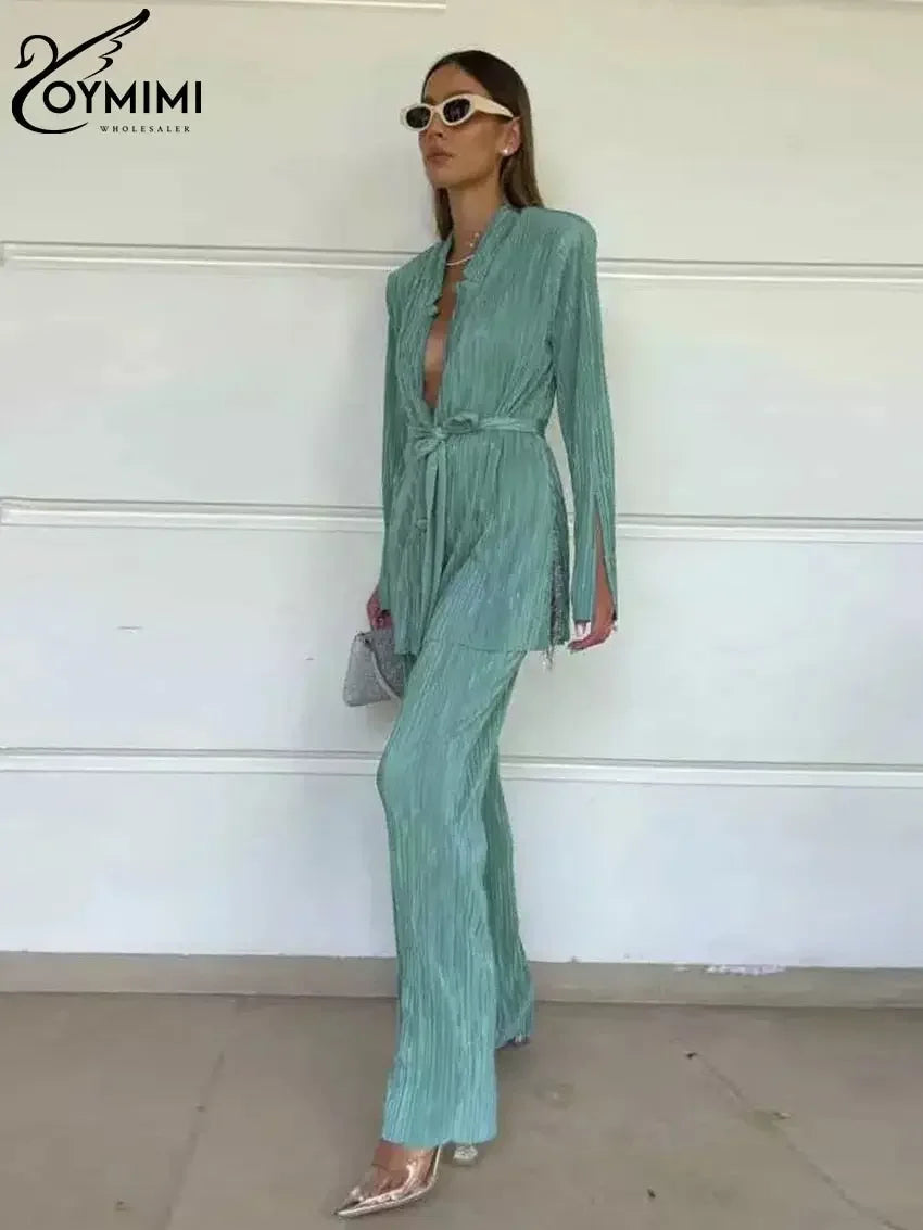 Fabulous Pleated Casual Party 2 Pc Set