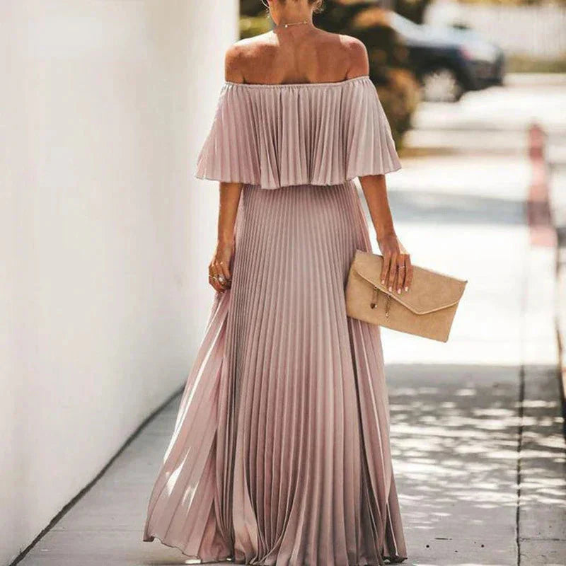 Women's Flow Strapless Evening Dress