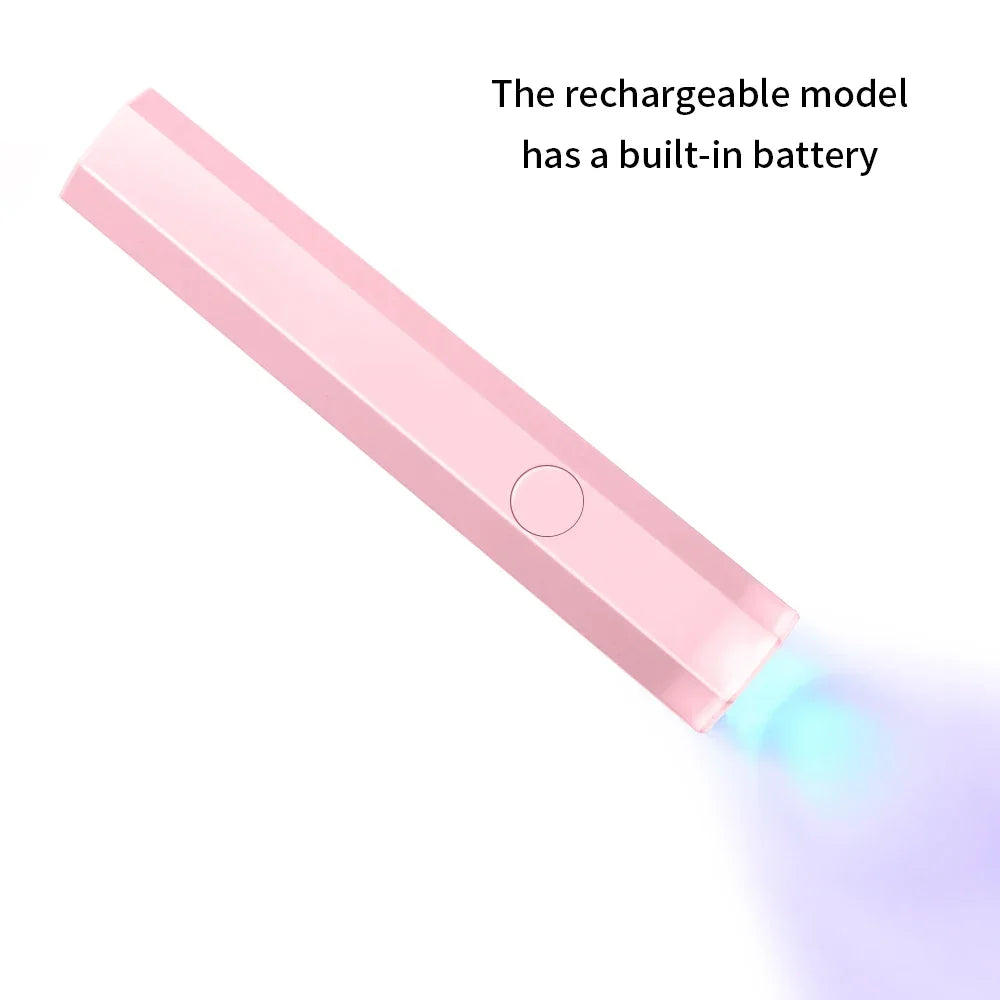 CNHIDS Portable Salon Quick Dry USB Nail Dryer Machine Home Phototherapy Tools Professional UV LED Nail Lamp Mini Flashlight Pen