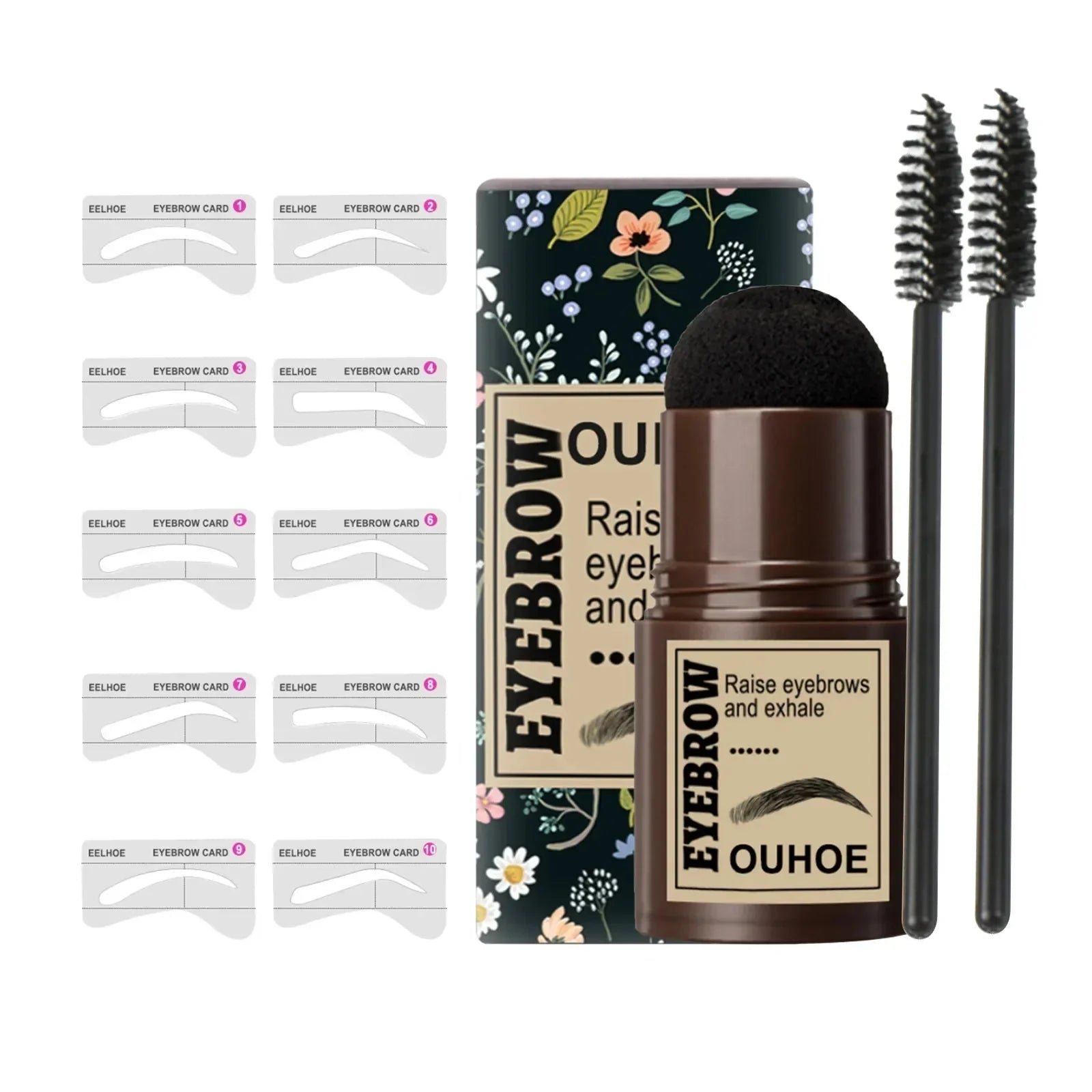 Seal Eyebrow Powder Stick Eyebrow Print Lazy Person Waterproof Sweat Proof No Shedding Makeup Hairline Shadow Powder