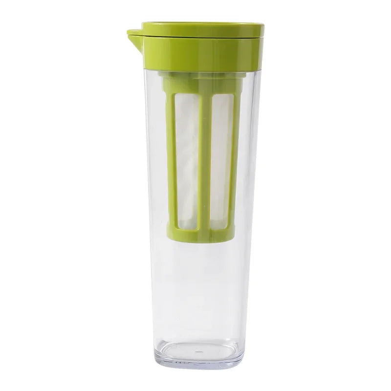 Rotating Seal Cold Brew Pitcher with Removable Infuser  Cute Water Bottle  Water Bottle with Straw