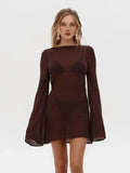 Sunshine Knit Mini Beach Dress