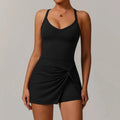 Tennis Crossback Push Up Dress