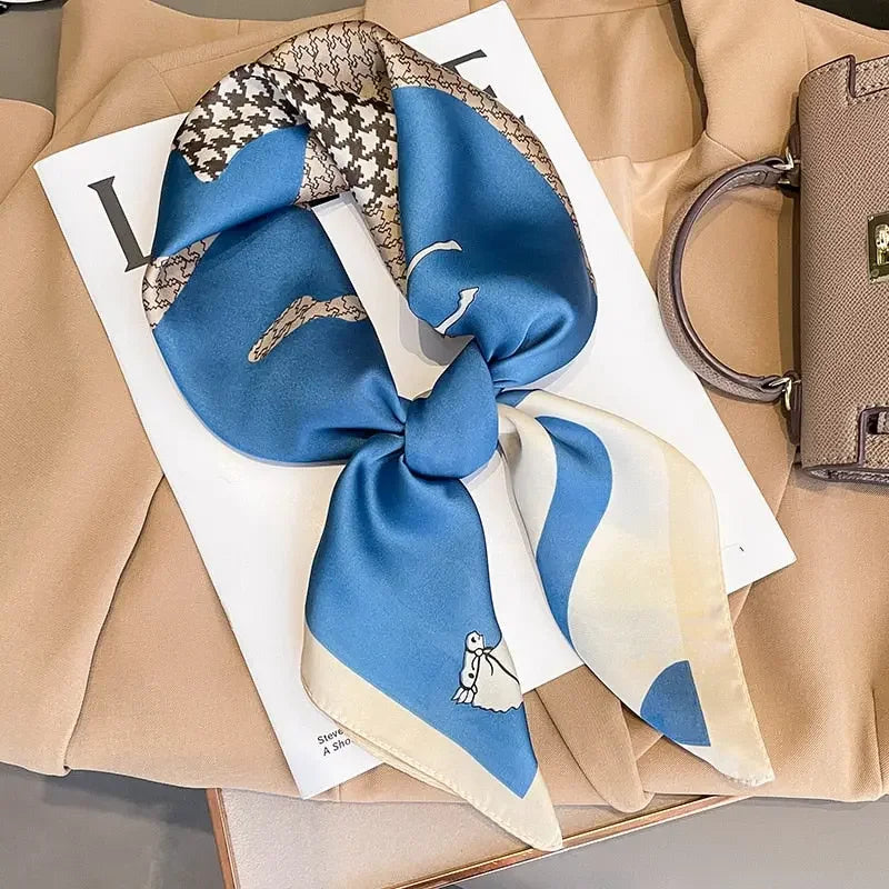 Saturday Afternoon Silk Square Scarf