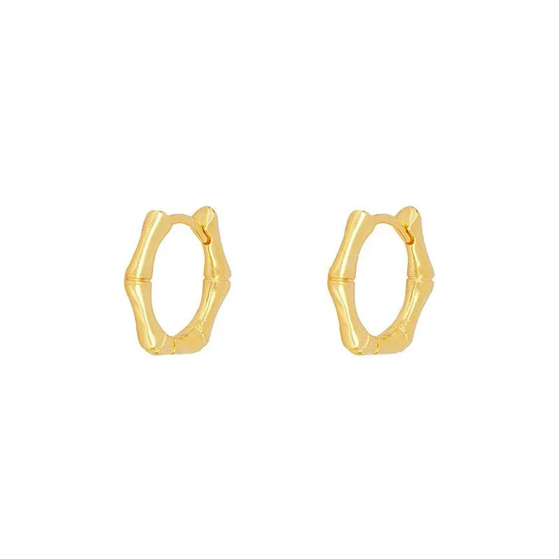 CRMYA Fashion Cubic Zirconia Cz Silver Gold Plated Hoop Earrings For Women Engagement Wedding Trendy Jewelry