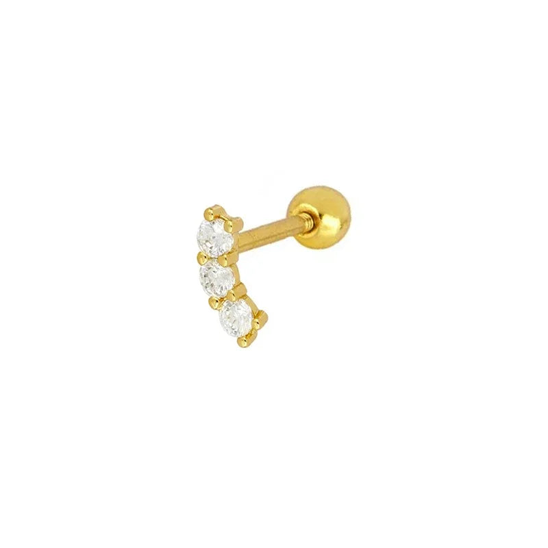 Moon Stud Earrings