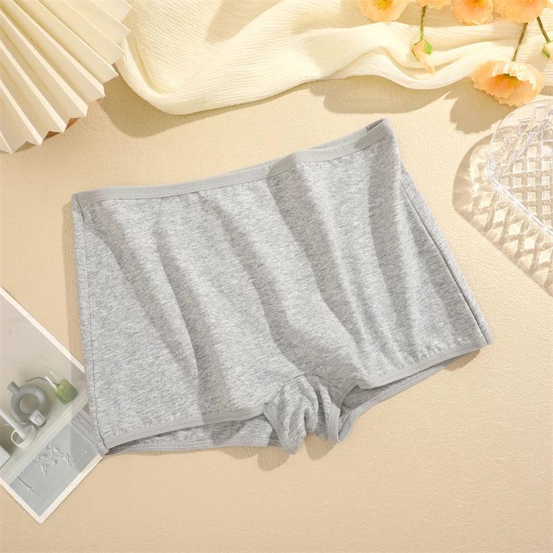 Women's Cotton Seamless Sports Boxers XS-XL