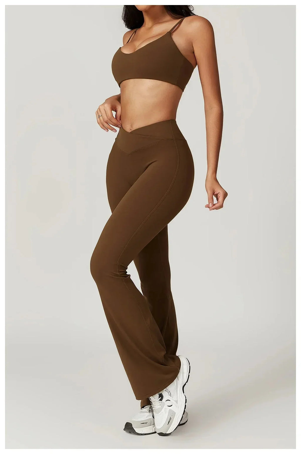 Women's Wide Leg High Waist Yoga Set