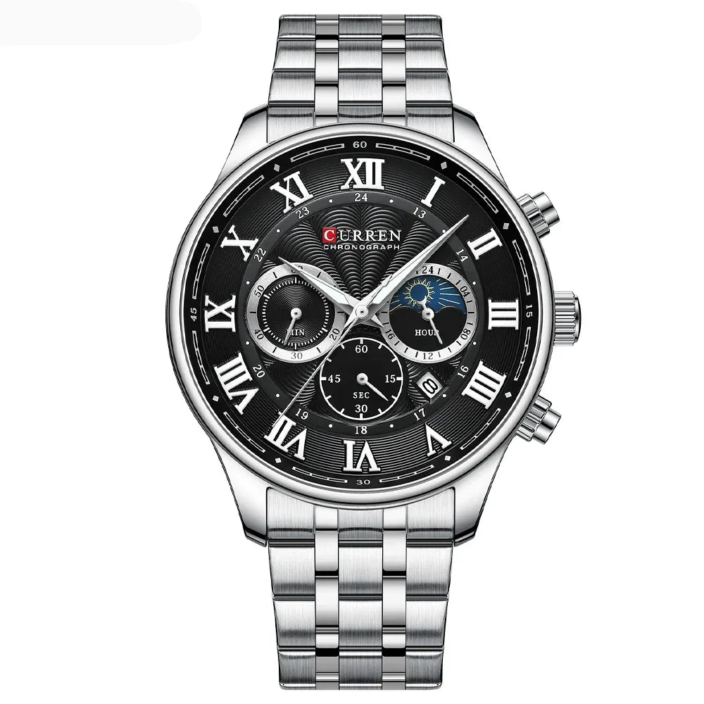 Men’s Chronograph Wristwatch with Auto Date