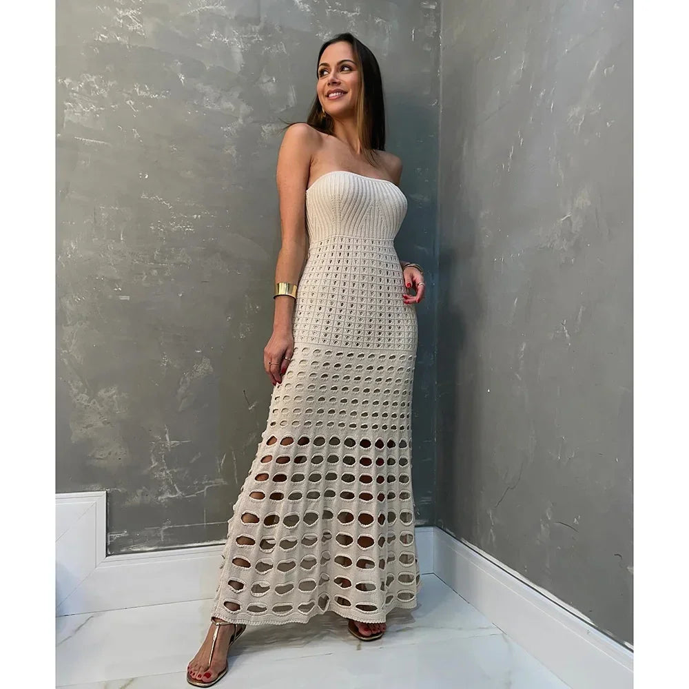 Chic Chantelle Strapless Maxi Summer Dress