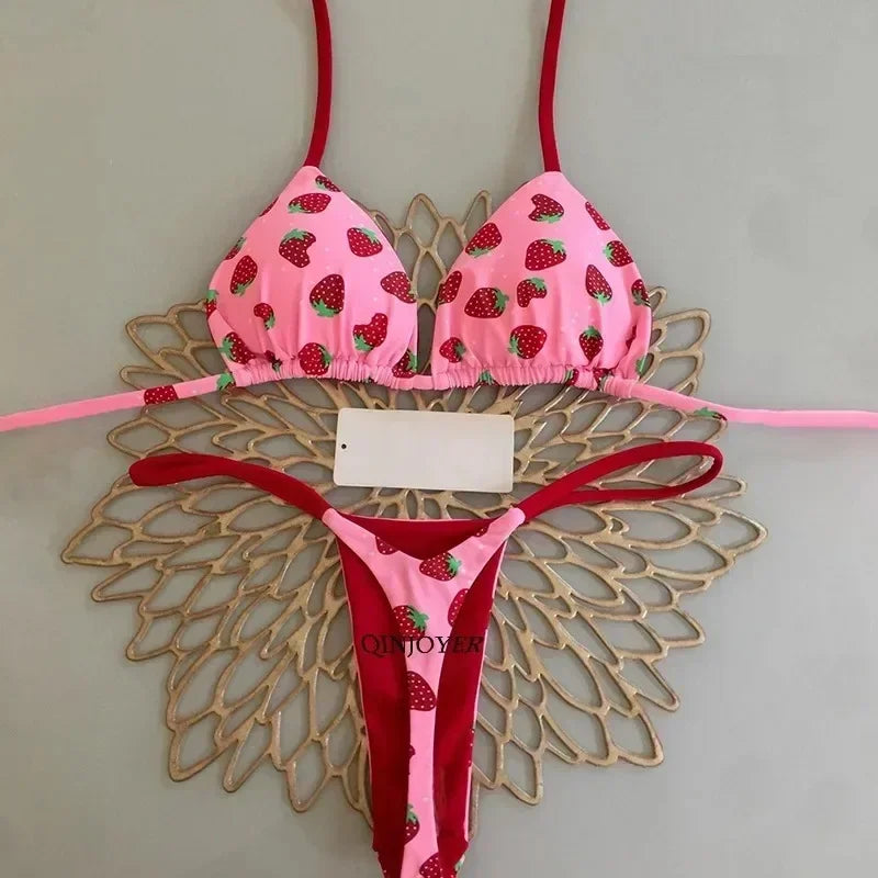 Hottie Print Brazilian Bikini