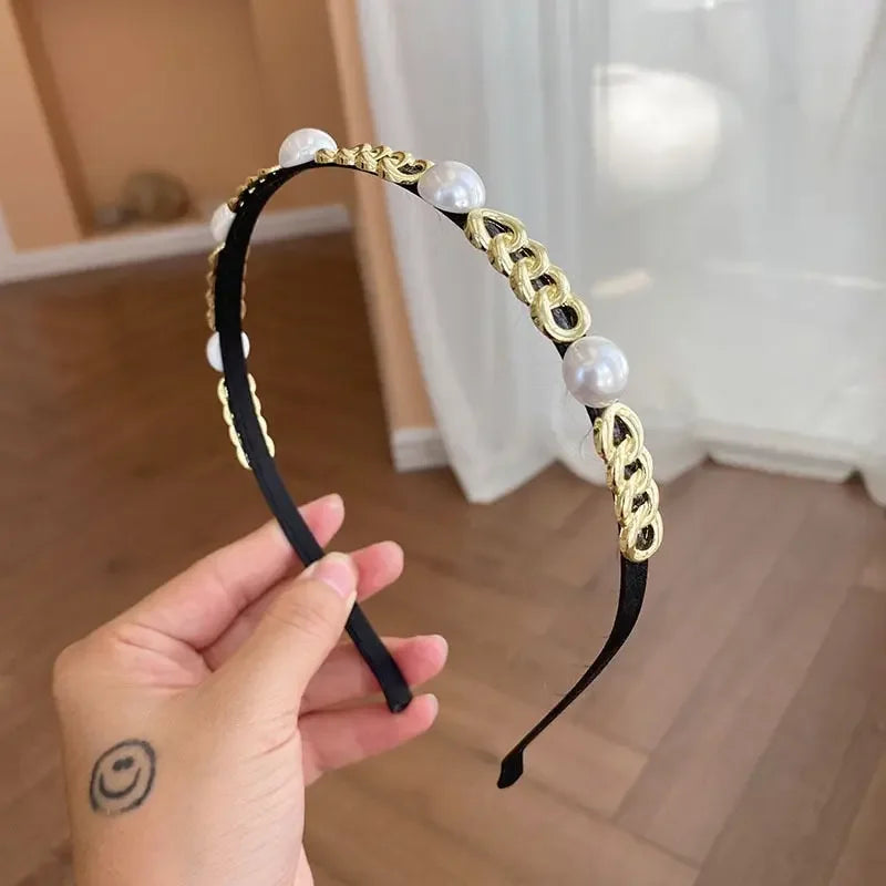 LUX Rhinestone Baroque Hairband