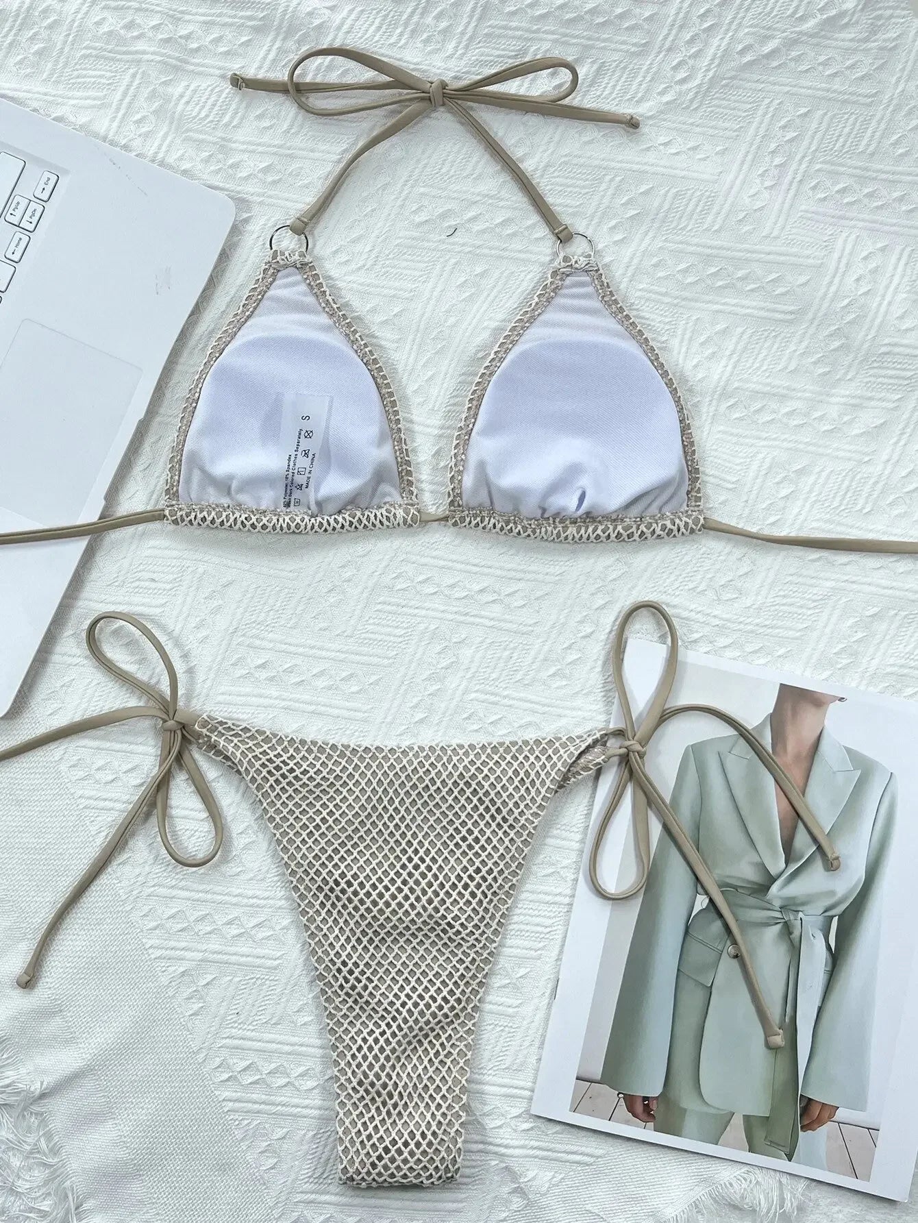 Chelsea Tie Up String Brazilian Bikini