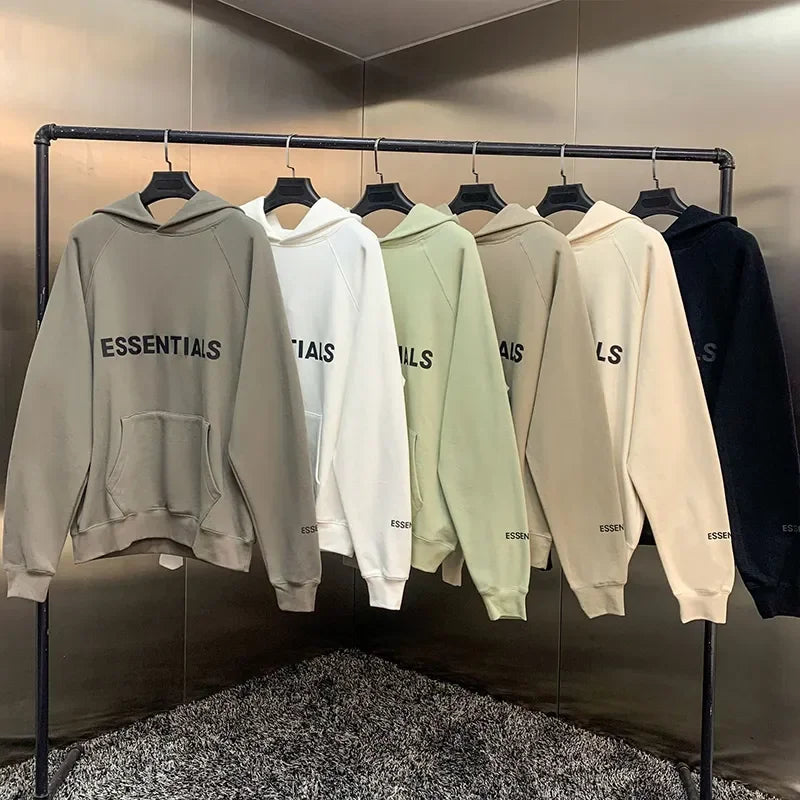ESSENTIALS Fleece Oversized Hoodie Pullover
