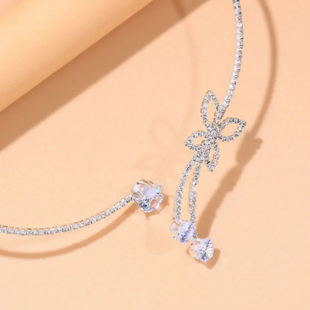 Adjustable Butterfly Collar Necklace