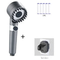 Shower Head Turbo Charged High Pressure Shower Head Rainfall with Hose Showerhead Filter Holder Bathroom Home Accessories Set