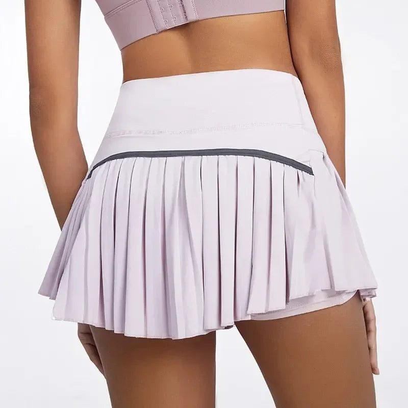 High Waist Pleated Tennis Skirt XS-XXL