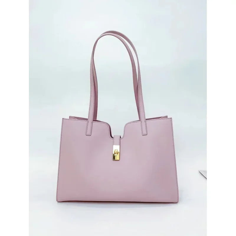 LUX Shopper Leather Shoulder Bag