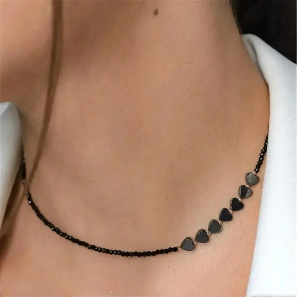 Vintage Heart Shell Necklace