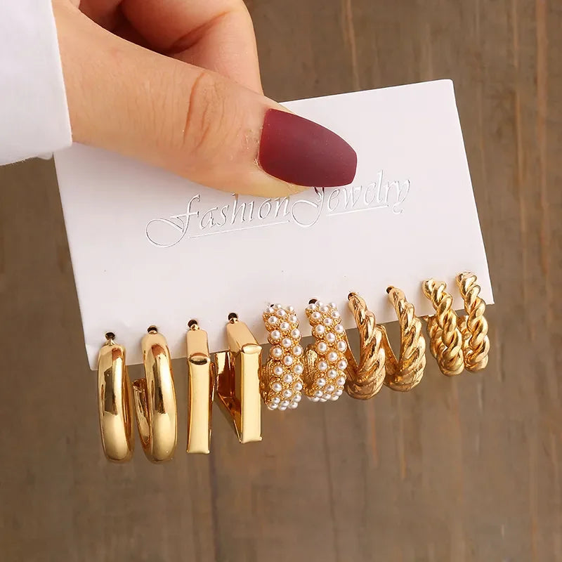 Vintage Dangle Earrings Set
