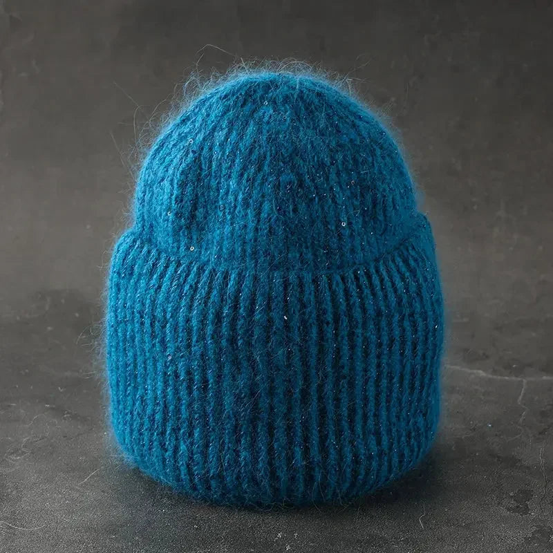 Women’s Rabbit Fur Beanie Hat