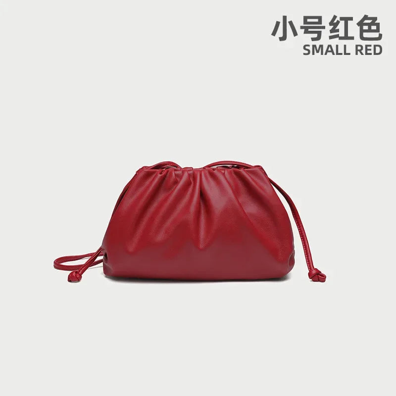 Designer Faux Leather Small Crossbody Bag