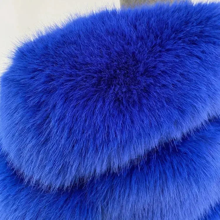 Luxury Faux Fox Fur Vest