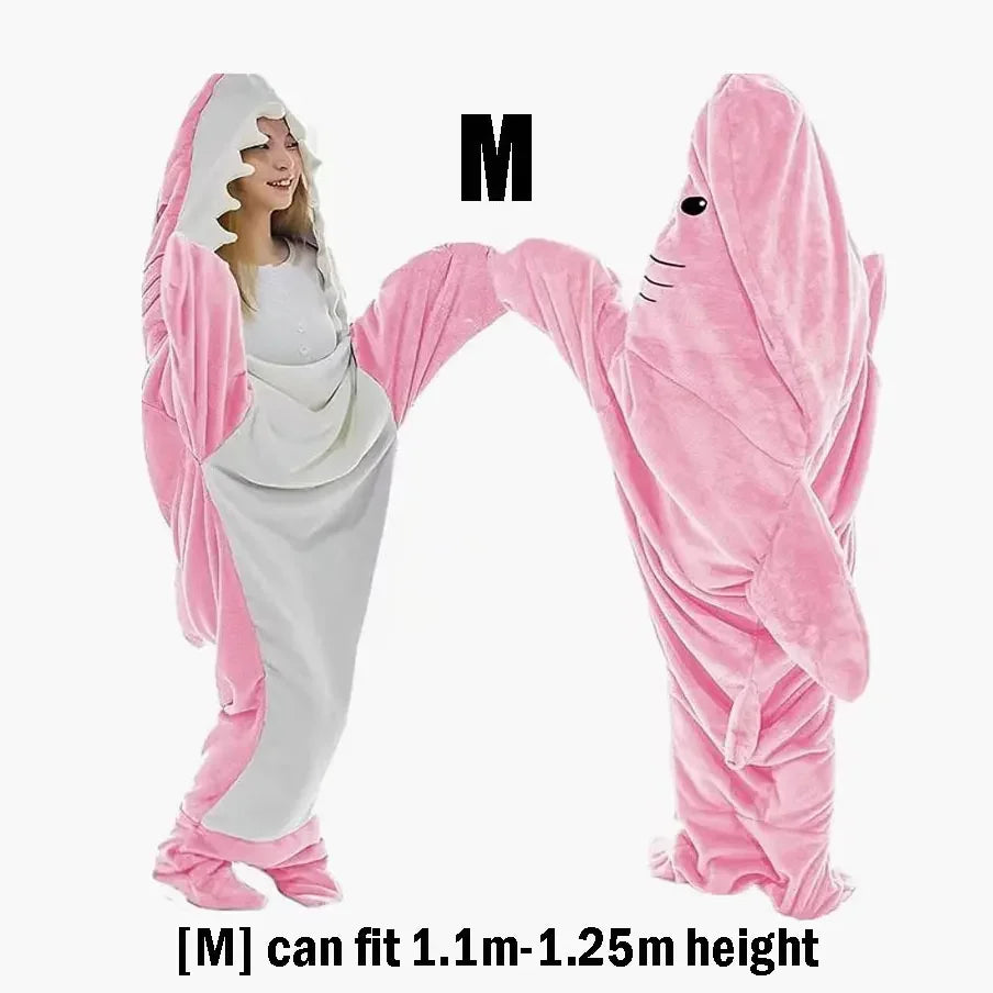 TikTok Kids Shark Blanket Onesie