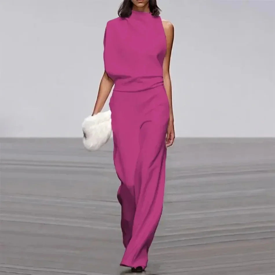 LUX Designer Wide Leg Jumpsuit