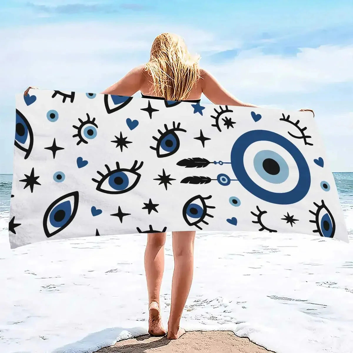 Abstract Quick Dry Beach Towel