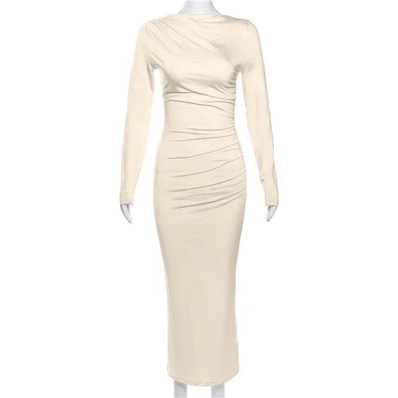 Snatched Long Sleeve lBodycon Dress