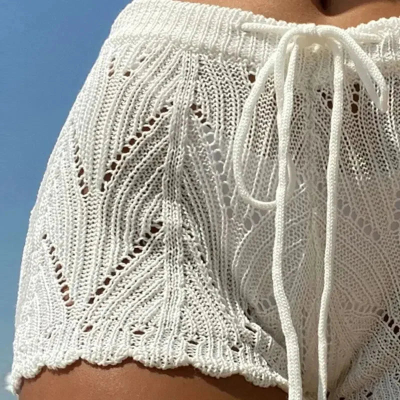 Casual Knit Beach Shorts