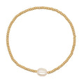 Bohemian Luxury Freshwater Pearl Women Handmade Stretch Summer Couple Gift Boho Fashion Jewelry Golden Miyuki Seed Bead Bracelet