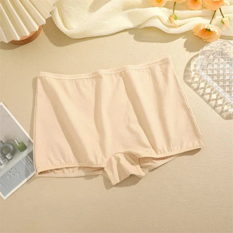 Women's Cotton Seamless Sports Boxers XS-XL