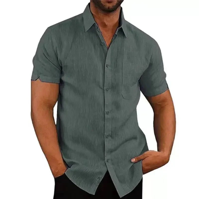 Men Short Sleeve Gym Soccer Shirts Linen Sport Running Shirt Breathable Jogging Training Shirt Gymwear Quick Dry Fitness Shirts